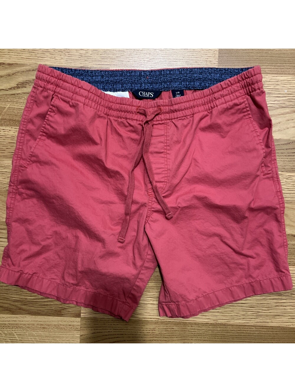 Chaps Shorts Men Size Large Elastic Waist